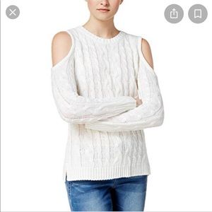 Hippie Rose cold shoulder sweater